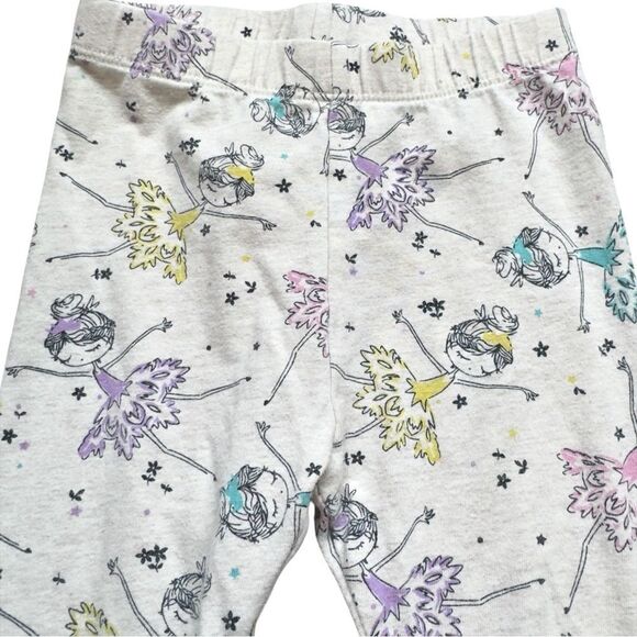 Baby Gap Girls Toddler Kids Multicolor Printed Ballerina Leggings. 12-18 Months. - Picture 2 of 5